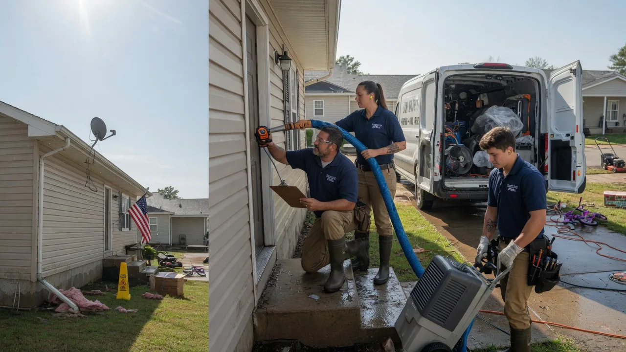 Ceiling Water Damage Restoration in North Franklin, CT near me